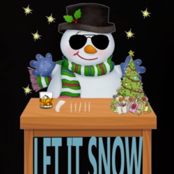 Let It Snow Walmart  Santa Cocaine Funny Gift T Shirt