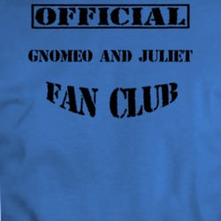 Official Gnomeo And Juliet Movie Fan Club T Shirt