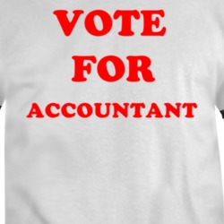 Vote For Accountant Movie The Producers T Shirt
