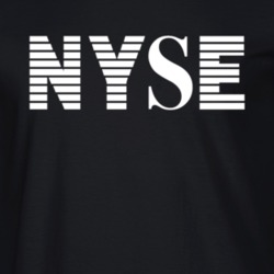 New York Stock Exchange Nyse White Print T Shirt