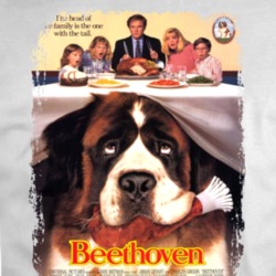 Beethoven Comedy Film Poster Aged Look T Shirt