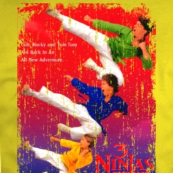 3 Ninjas Kick Back  Comedy Film Poster Aged Look T Shirt
