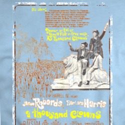 A Thousand Clowns Comedy Film Poster Aged Look T Shirt
