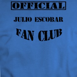 Official Julio Escobar Character Fan Club T Shirt