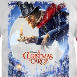 A Carol Christmas  Comedy Film Poster Aged Look T Shirt