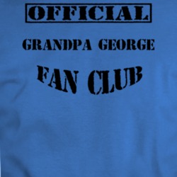 Official Grandpa George Character Fan Club T Shirt