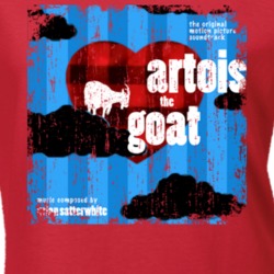 Artois The Goat Comedy Film Poster Aged Look Ladies T Shirt