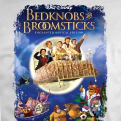 Bedknobs And Broomsticks Comedy Film Poster Aged Look T Shirt