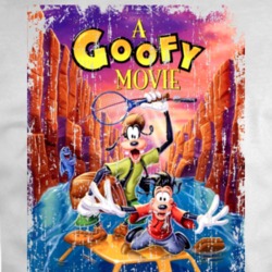 A Goofy Movie  Comedy Film Poster Aged Look T Shirt