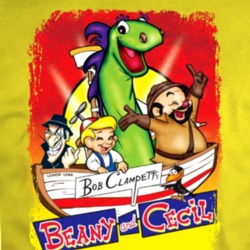 Beany And Cecil Vol 1 Comedy Film Poster Aged Look T Shirt
