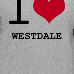 Westdale I Love Heart Texas T Shirt