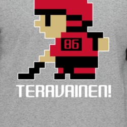 Teuvo Teravainen # 86 Tecmo Carolina Hockey Athlete Fan T Shirt
