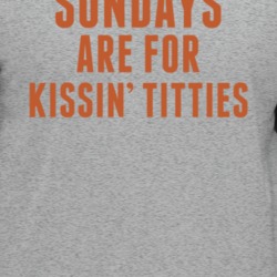 Mitch Trubisky Era Sundays Are For Kissin' Titties T Shirt