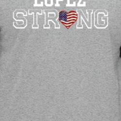 Lopez Strong American Pride Family Last Name Cool T Shirt