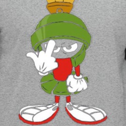 Marvin The Martian Character Green T Shirt