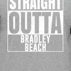 Straight Outta Bradley Beach New Jersey City Grunge Parody Cool T Shir