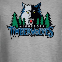 Minnesota Timberwolfes Logo Long Sleeve T Shirt