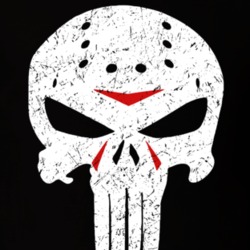 Jason Voorhees Punisher Mask Mashup Parody Grunge Look Friday The 13th