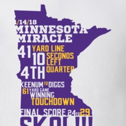 Minnesota Miracle Football T Shirt