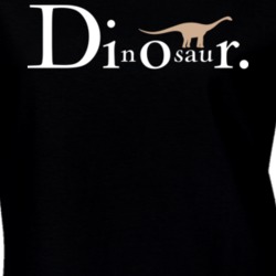 Dinosaur Dior Mashup Parody Ladies T Shirt