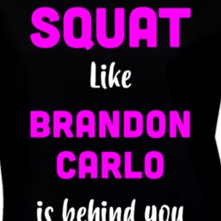 Squat Like Brandon Carlo Boston Hockey Team Fan Ladies T Shirt