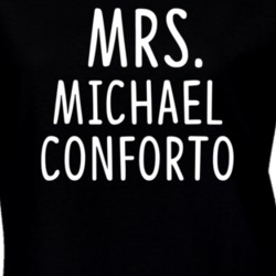 Mrs Michael Conforto New York M Baseball Team Fan Ladies T Shirt