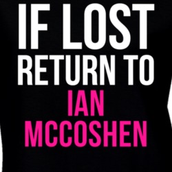 If Lost Return To Ian Mccoshen Florida Hockey Team Fan Ladies T Shirt