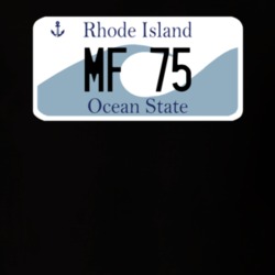 Rhode Island Custom Name License Plate Customizable T Shirt