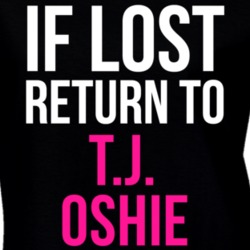 If Lost Return To Tj Oshie Washington Hockey Team Fan Ladies T Shirt