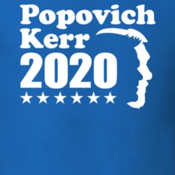 Popovich Kerr For President 2020 Golden State Basketball Election Paro