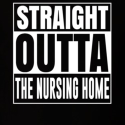 Straight Outta Nursing Home Grandparent Sports Fan T Shirt