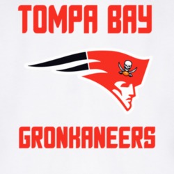 Tompa Bay Gronkaneers Football Fan Tom Brady Gronk T Shirt
