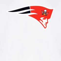 Tompa Bay New England Football Fan Logo Mashup Tom Brady Gronk T Shirt