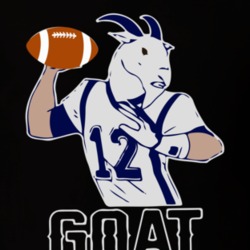 Tom Brady Goat 12 New England Patriotslogo Nfl Football T Shirt