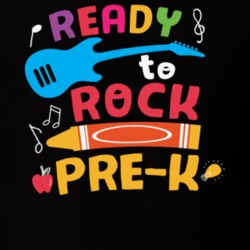 First Day Back To Rock Pre K Great Gift  Kids Tee Back To School T Shi