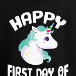 Unicorn First Day Of Prek First Day Of School Gift Kids Tee Back To Sc