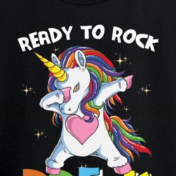 Ready To Rock Prek  Dabbing Unicorn First Day Of School First Day Of S