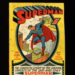 Cover Of Superman Comic 1st Edition Summer1939 Destressed Look Great T