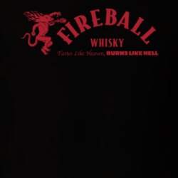 Fireball Whisky Logo T Shirt
