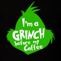 Im A Grinch Before My Coffee Christmas T Shirt