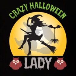 Crazy Halloween Lady T Shirt