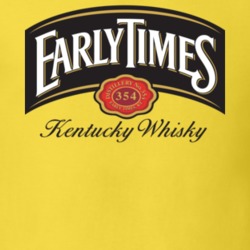 Early Times Whisky Logo Drinking T Shirt