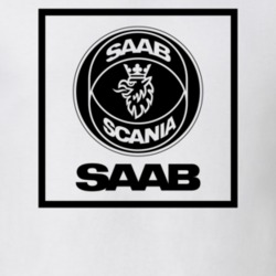 Saab Scania Logo Men T Shirt