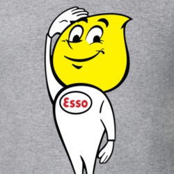 Oil Drop Esso Vintage Logo T Shirt