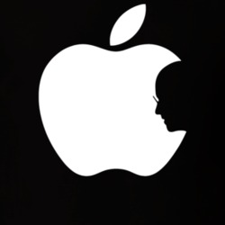 Apple Steve Jobs Black T Shirt