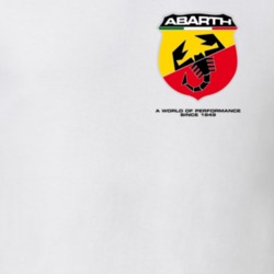 Abarth Logo Men T Shirt Fiat 500 Abarth Small Logo T Shirt