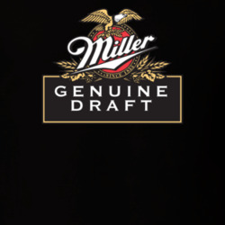 Miller Beer Genuine Draft Logo T Shirt