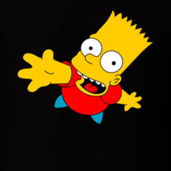 Cool Bart Simpson Tv Show T Shirt