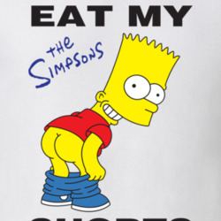 Funny Bart Simpson Eat My Shorts The Simpsons T Shirt
