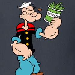 Popeye The Sailor Man Spinach Funny Retro T Shirt